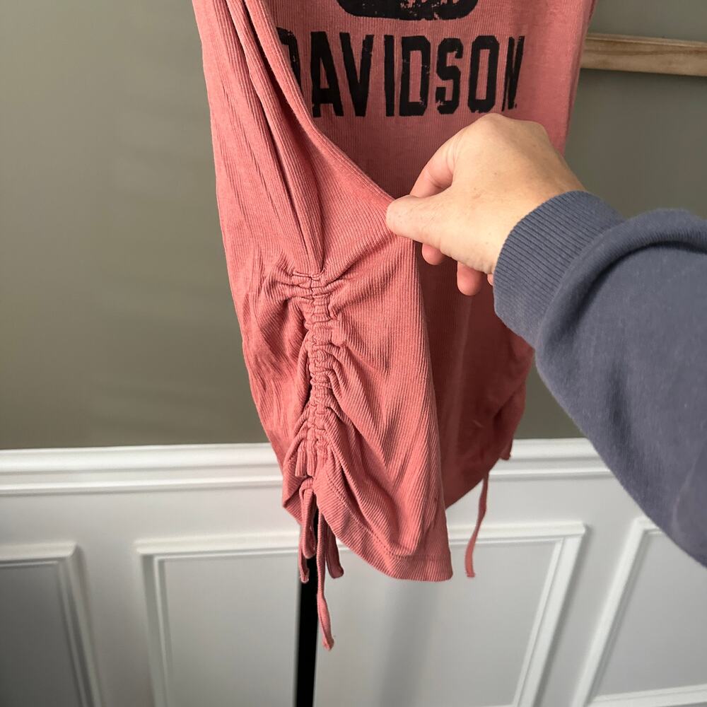 Harley Davidson Side Tie Tank Small - Picture 3 of 4